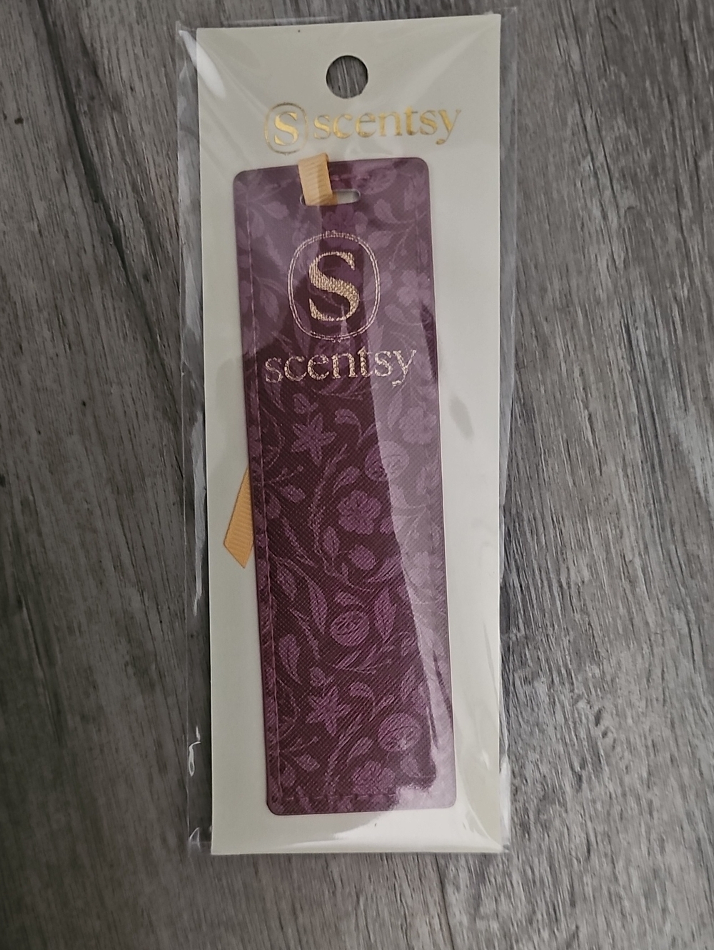 Scentsy Embossed Faux-Leather Bookmark - Rare Whiff Box Exclusive!